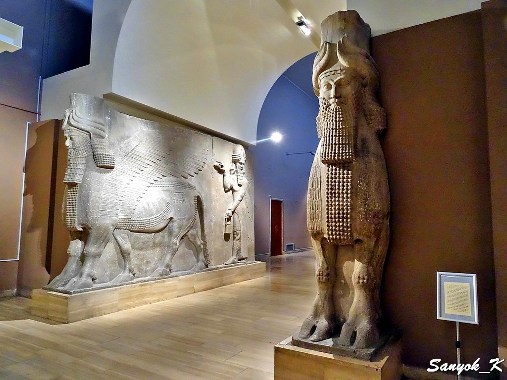 422 Baghdad Iraqi museum Assyrian period Багдад Национальный музей Ирака Ассирийский период