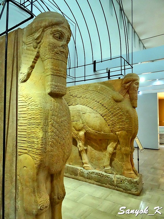 547 Baghdad Iraqi museum Assyrian period Багдад Национальный музей Ирака Ассирийский период