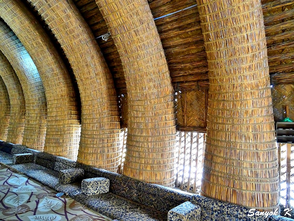 321 Chabaish Mudhif Traditional reed house Чибайиш Мудхиф Дом из стеблей камыша