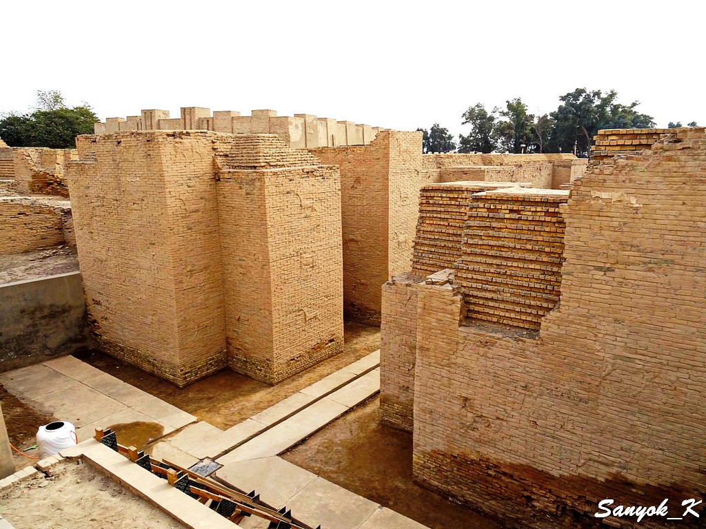 410 Hillah Babylon Ishtar Gate Initial location Хилла Вавилон Ворота Иштар