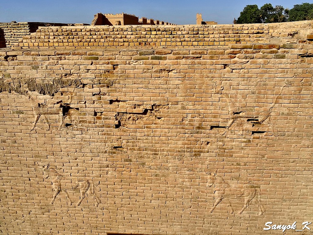 419 Hillah Babylon Ishtar Gate Initial location Хилла Вавилон Ворота Иштар