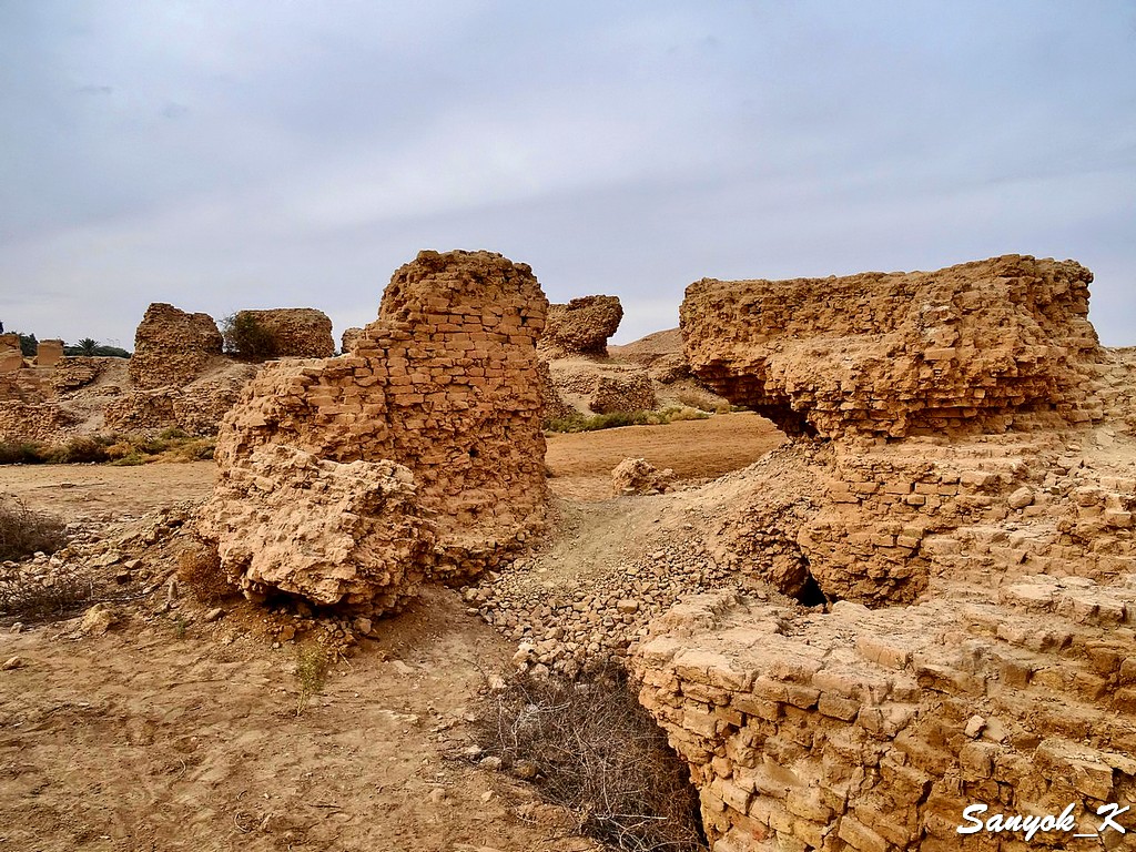 902 Hillah Babylon Ruins of Palace near Lion Хилла Вавилон Руины дворца рядом со львом