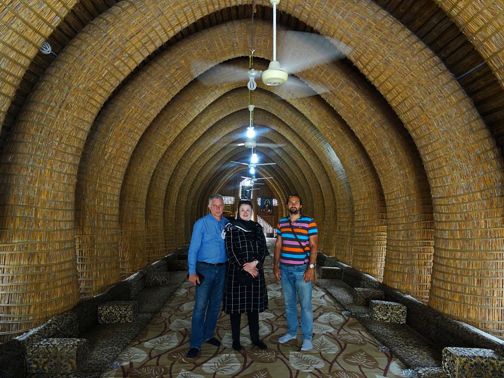 017 Тур в Ирак Chabaish Mudhif Traditional reed house